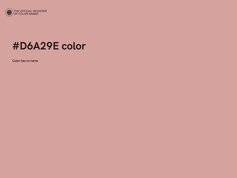 #D6A29E color image