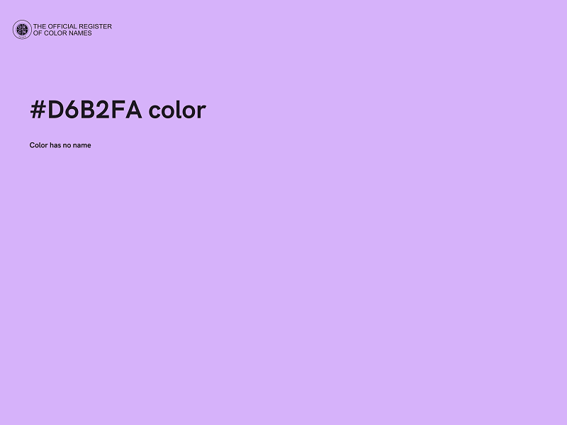 #D6B2FA color image