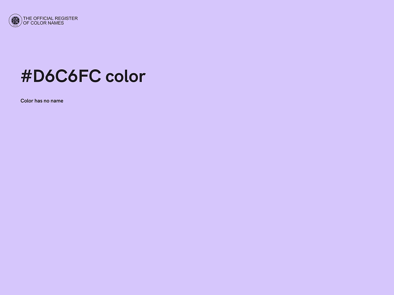 #D6C6FC color image