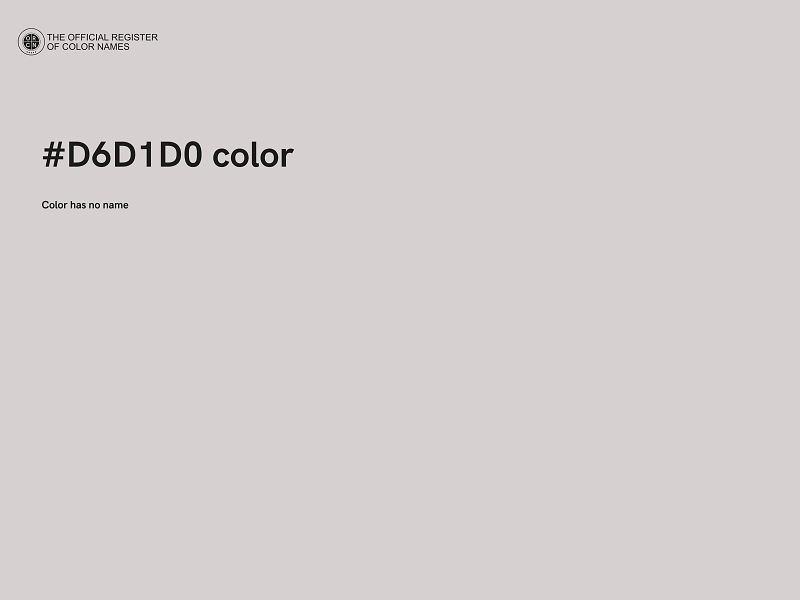 #D6D1D0 color image