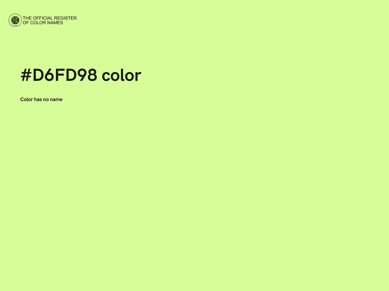 #D6FD98 color image