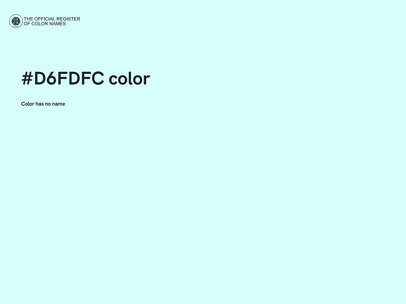 #D6FDFC color image