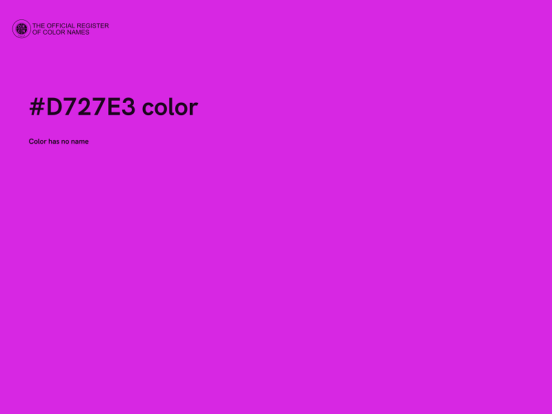 #D727E3 color image