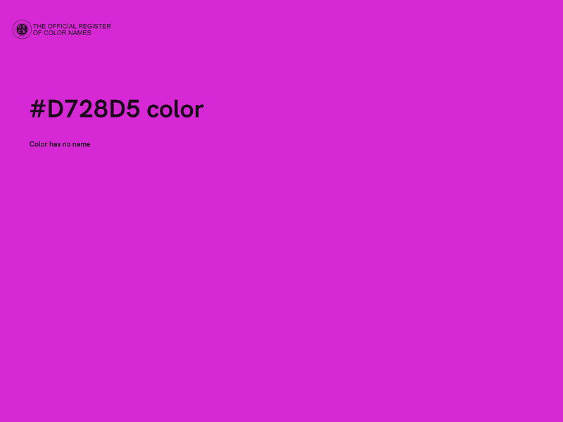 #D728D5 color image