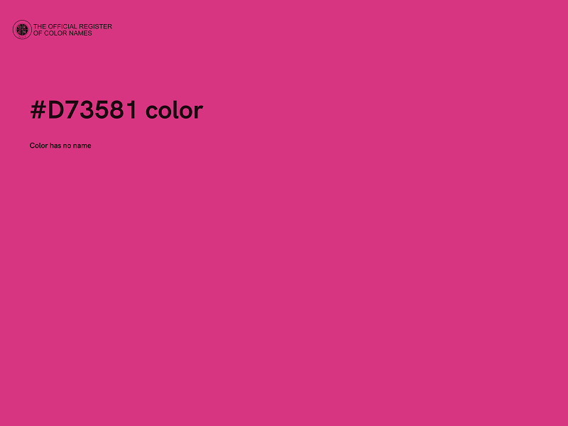 #D73581 color image