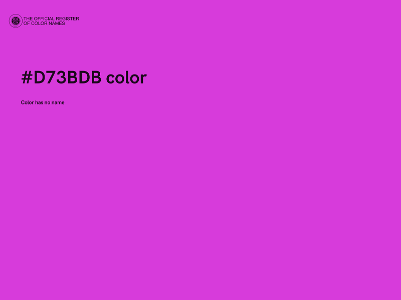 #D73BDB color image