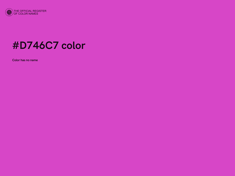 #D746C7 color image