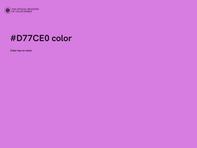 #D77CE0 color image