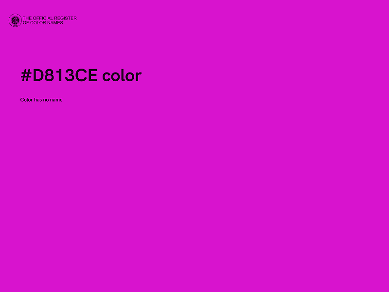 #D813CE color image