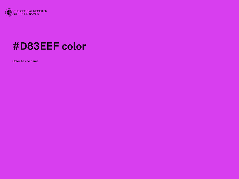 #D83EEF color image