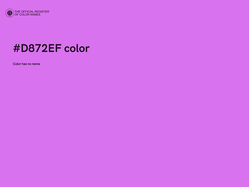 #D872EF color image