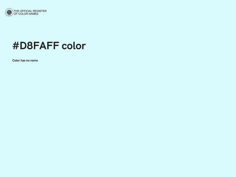 #D8FAFF color image