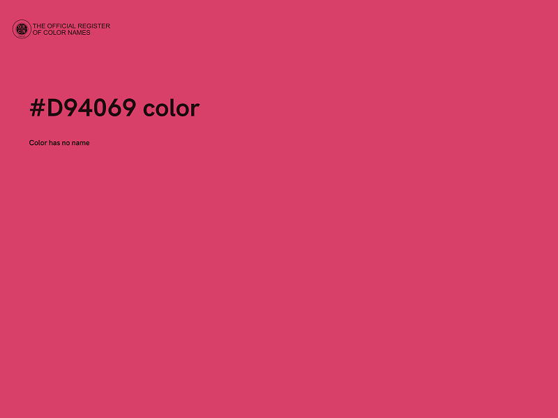 #D94069 color image