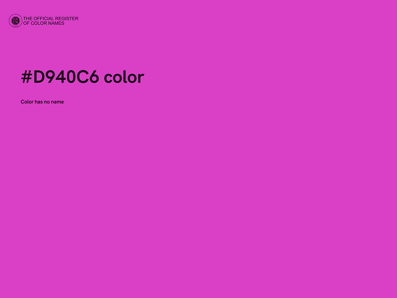 #D940C6 color image