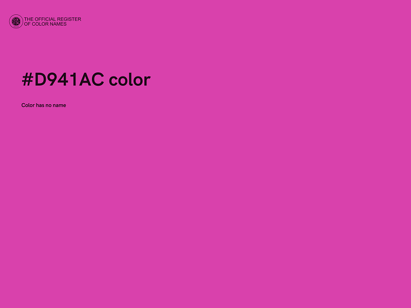 #D941AC color image