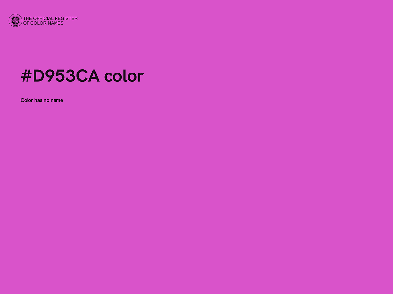 #D953CA color image