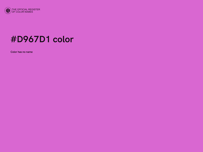 #D967D1 color image