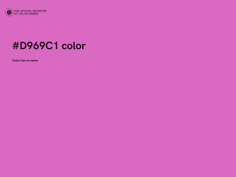 #D969C1 color image