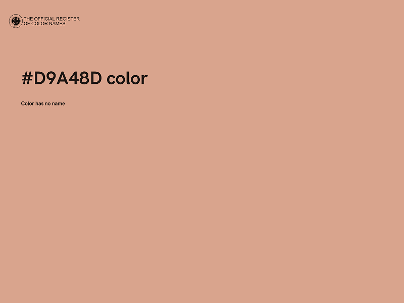 #D9A48D color image