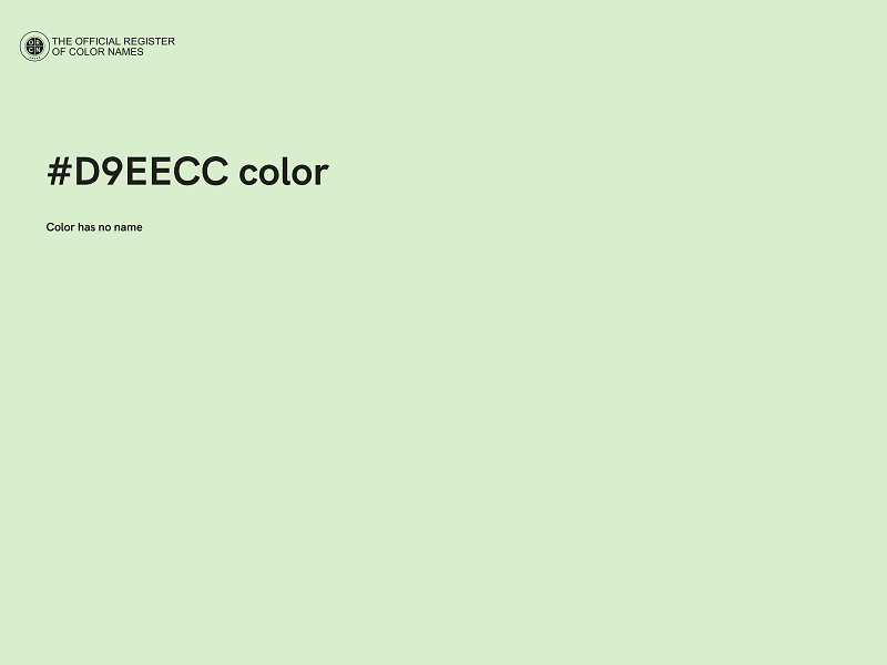 #D9EECC color image