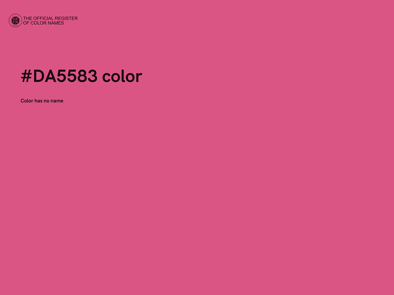 #DA5583 color image