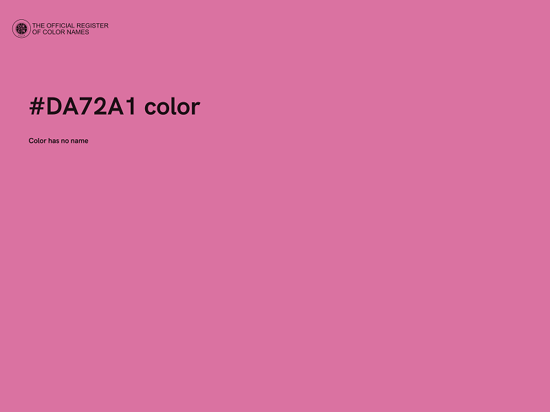 #DA72A1 color image