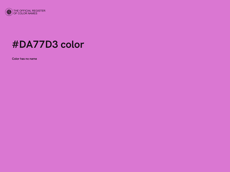 #DA77D3 color image