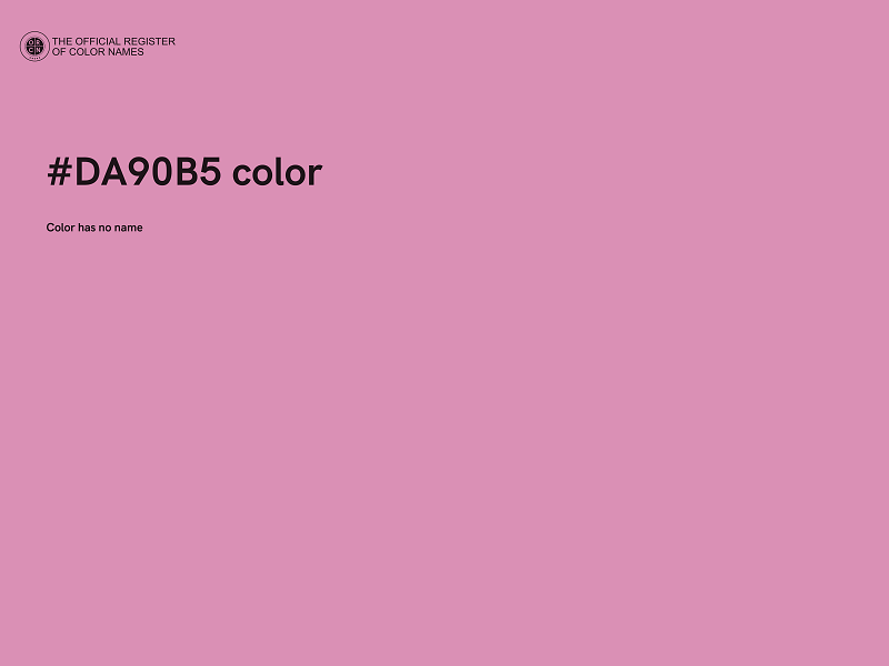 #DA90B5 color image