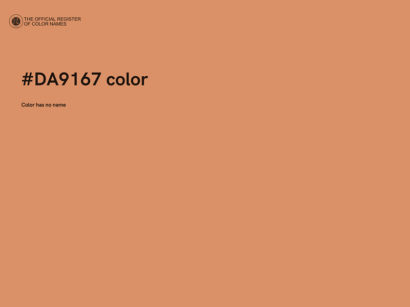 #DA9167 color image