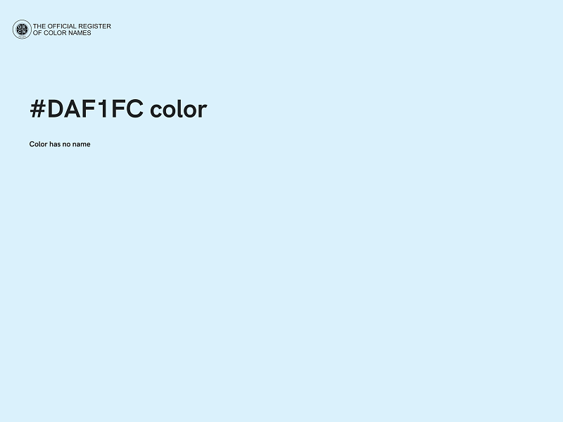 #DAF1FC color image