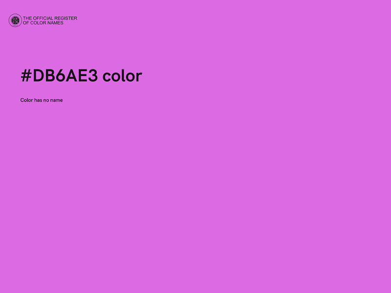 #DB6AE3 color image