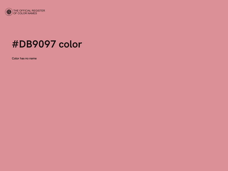 #DB9097 color image