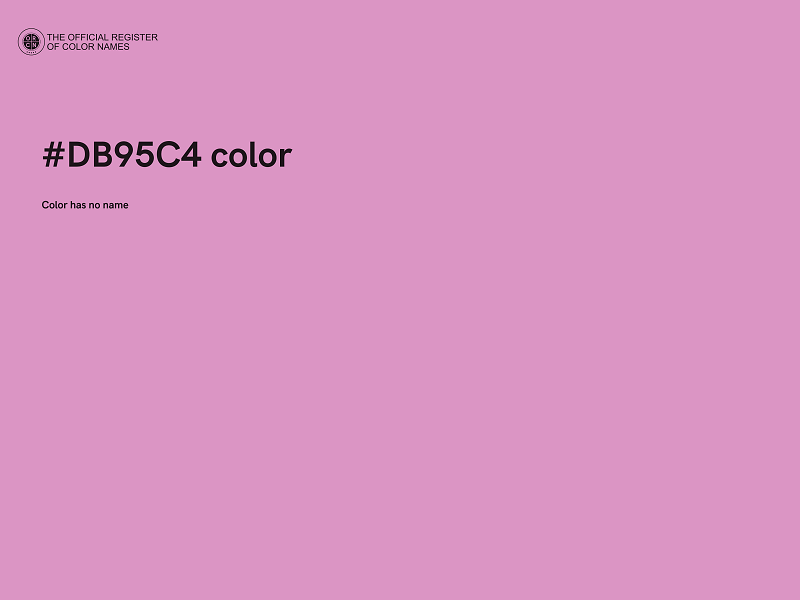 #DB95C4 color image