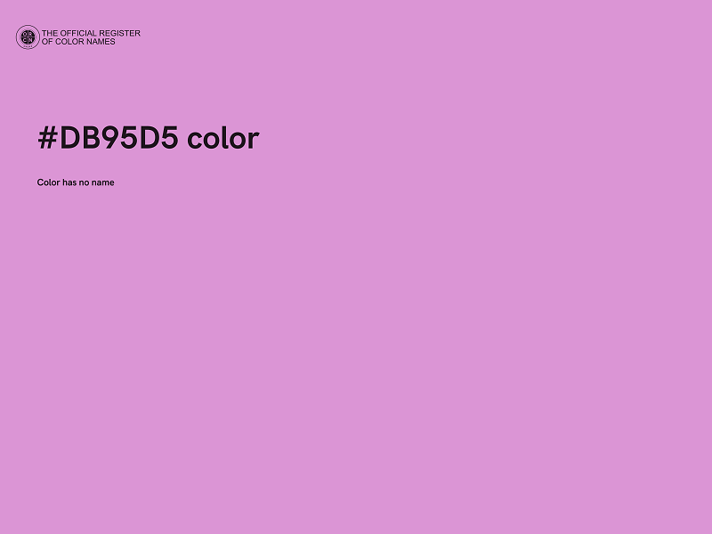 #DB95D5 color image