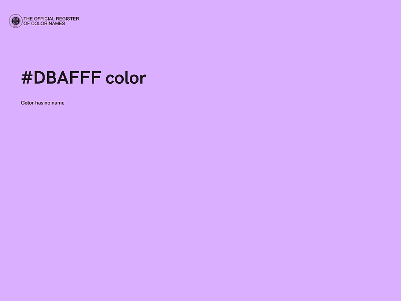 #DBAFFF color image