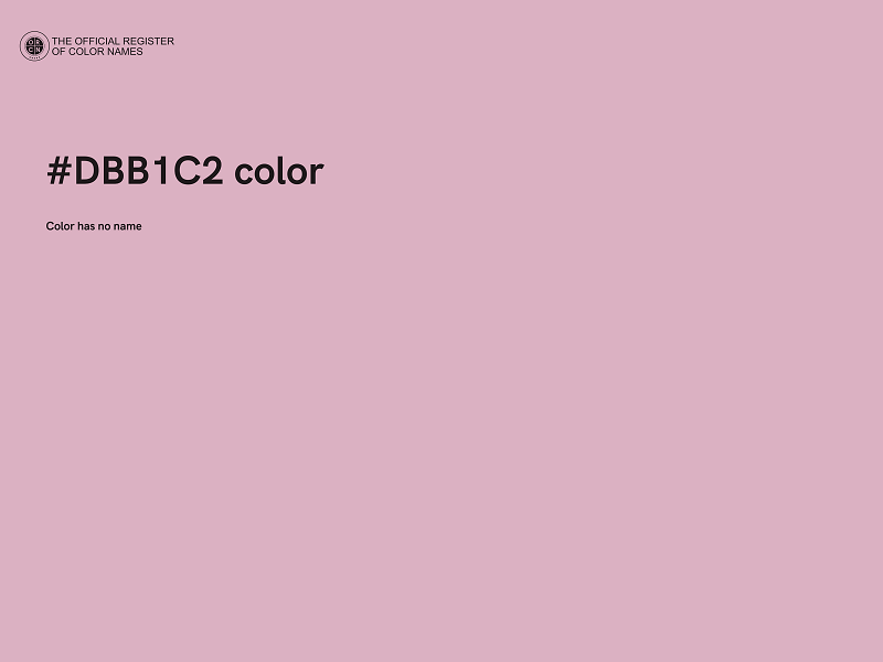 #DBB1C2 color image