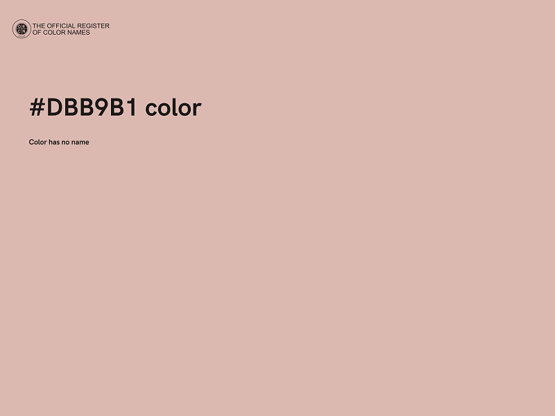 #DBB9B1 color image