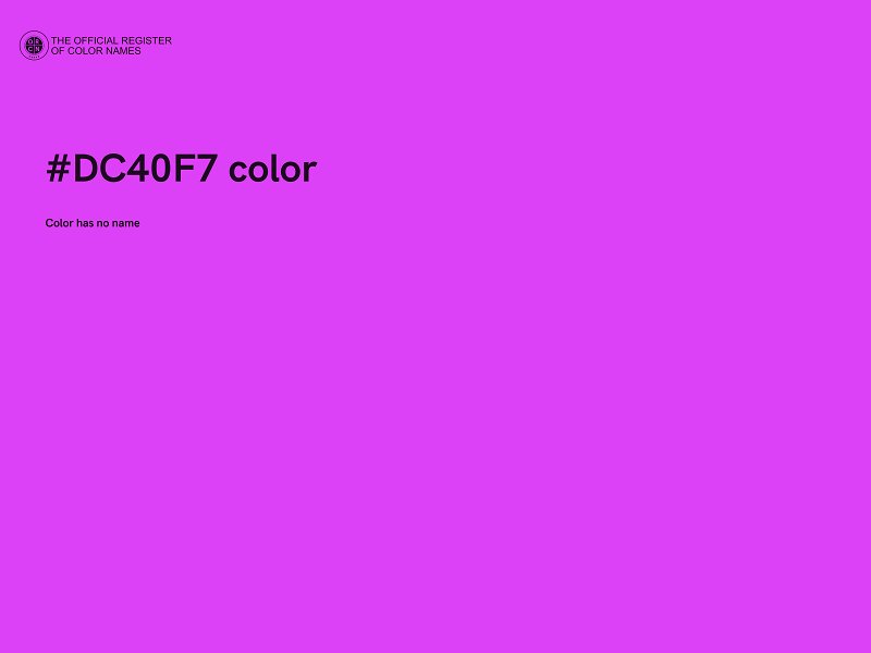 #DC40F7 color image