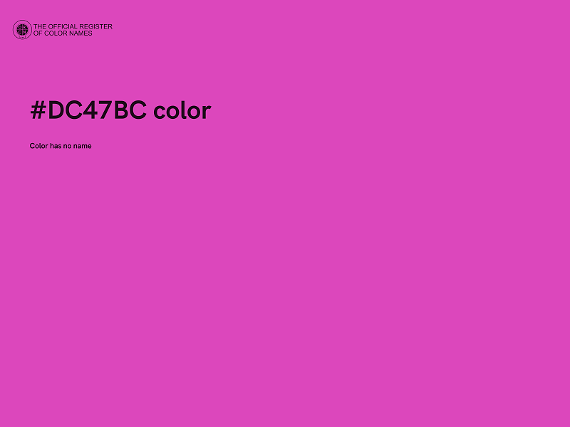 #DC47BC color image