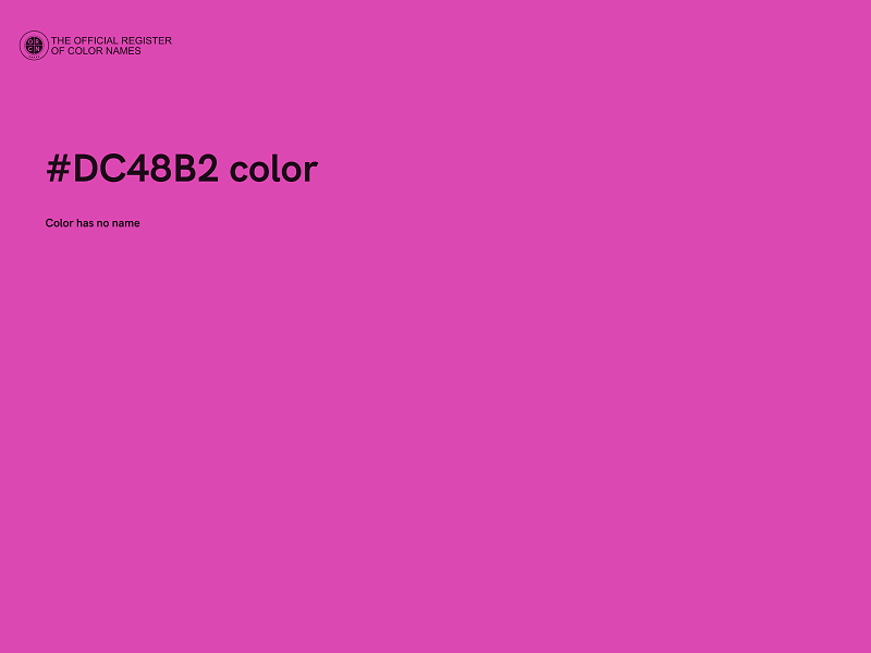 #DC48B2 color image