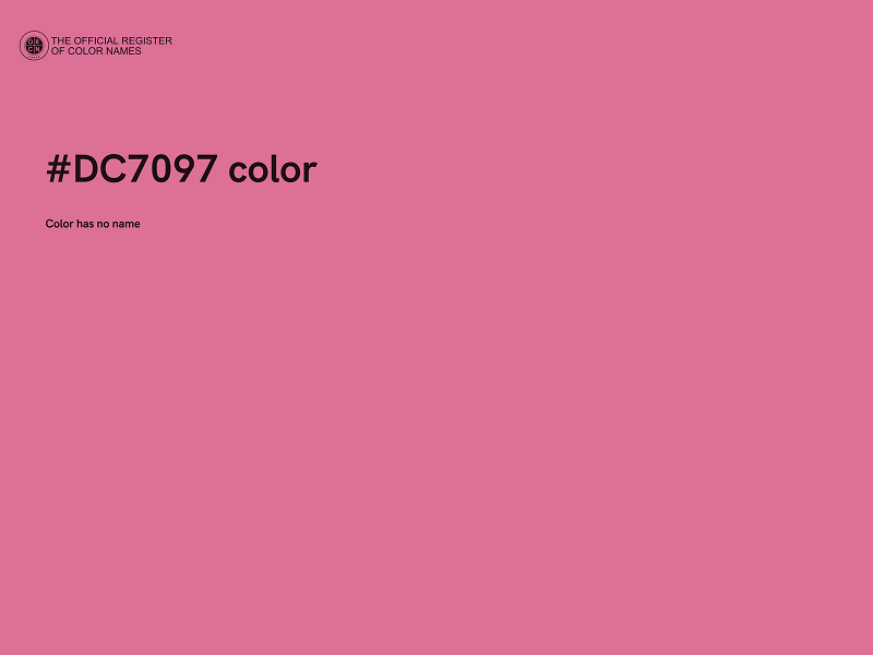 #DC7097 color image