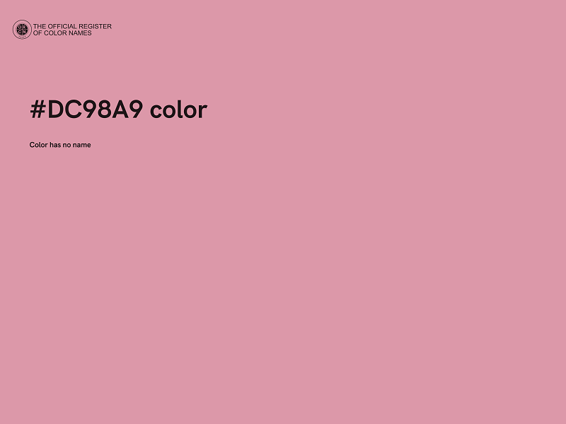 #DC98A9 color image