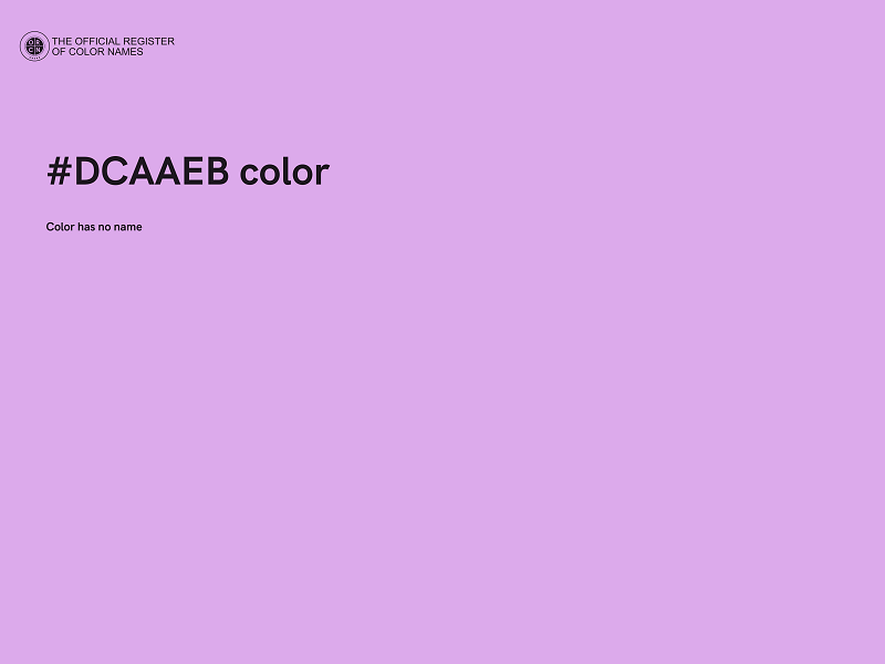 #DCAAEB color image