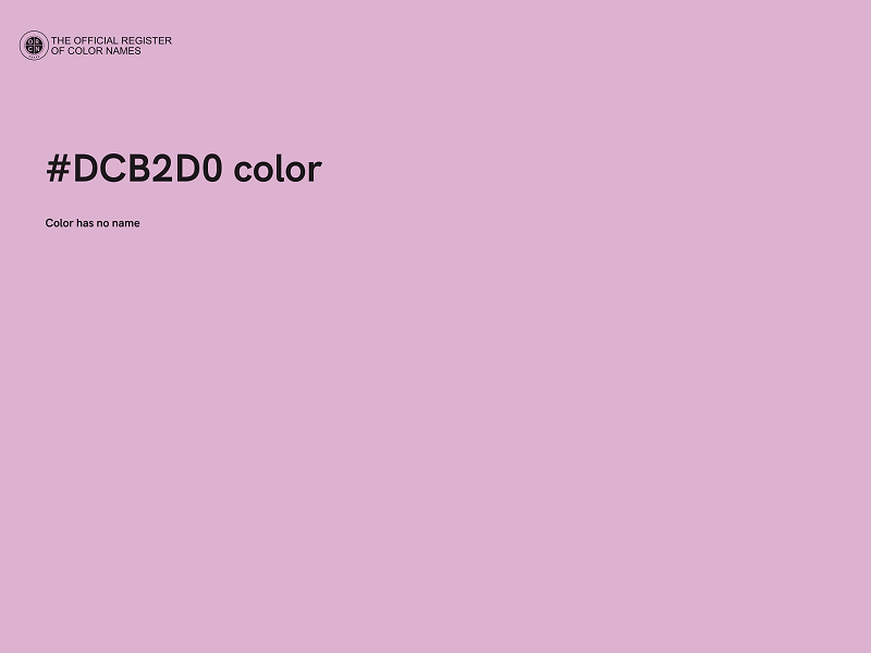 #DCB2D0 color image