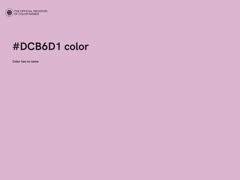 #DCB6D1 color image