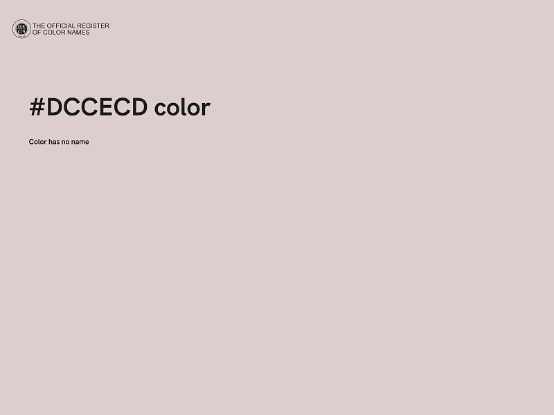 #DCCECD color image