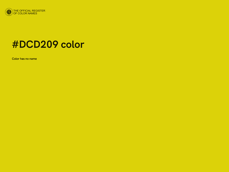 #DCD209 color image