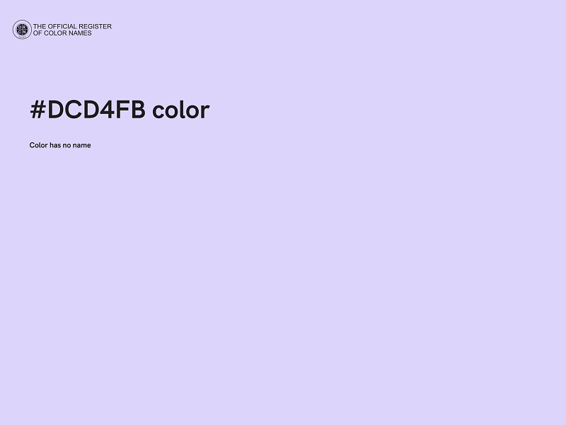 #DCD4FB color image