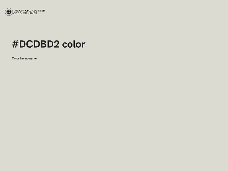 #DCDBD2 color image