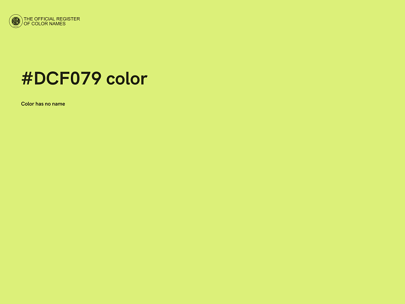 #DCF079 color image